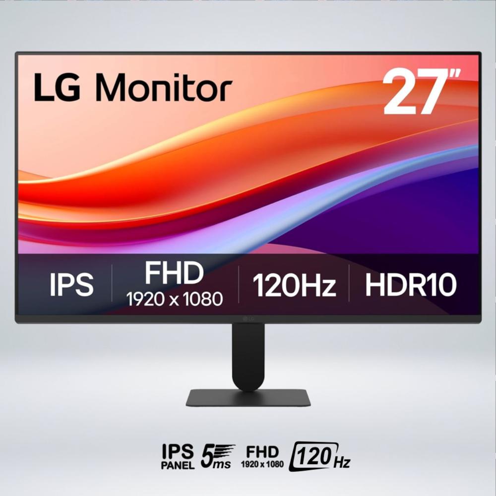 MONITOR LG 27U411A-B FULL HD 27 PULGADAS IPS 120hz 5ms HDR10 RESOLUTION