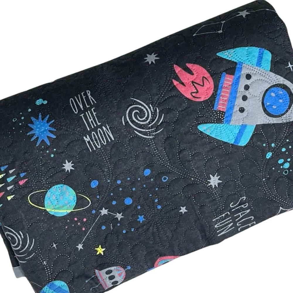 Edredón  Cubrecama Reversible De Verano 2 Plazas 1 Pieza Negro