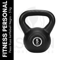 Pesa Rusa kettlebell Negro - 5 kg