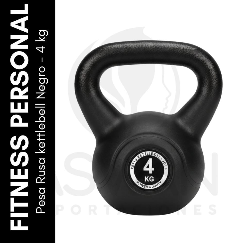 Pesa Rusa kettlebell Negro - 4 kg