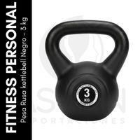 Pesa Rusa kettlebell Negro - 3 kg
