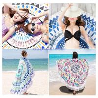 TOALLA REDONDA MANDALA PREMIUM VERANO  PLAYA