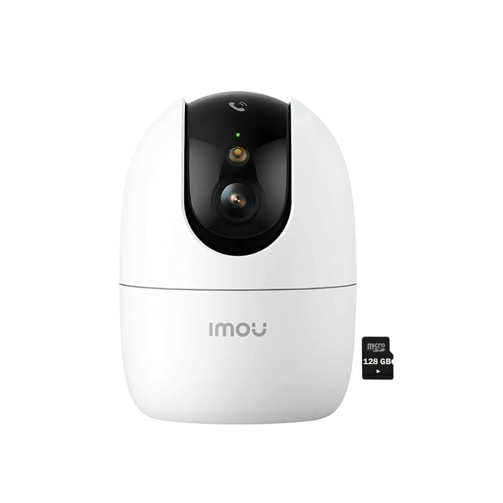 Cámara Seguridad Imou Ranger 2 Pro 5MP Visión 360 Botón Llamada App Detección Ruido 128GB