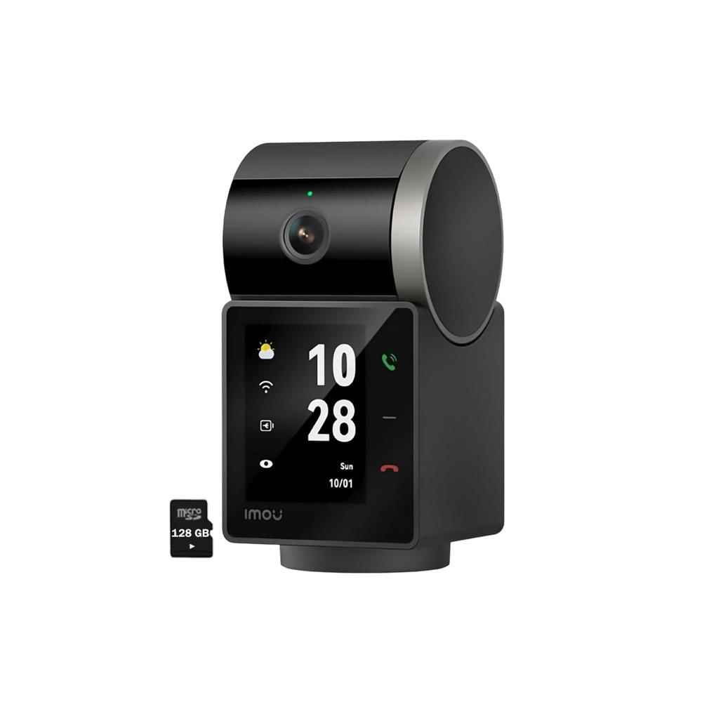 Cámara Seguridad Imou Rex VT 5MP 3K Panorámica Detección Humana Mascota Pantalla Videollamada 128GB