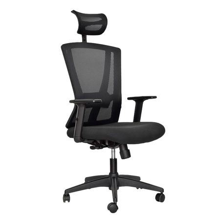 Silla de Oficina Ergonómica Winner Negro Presidente Ofideas