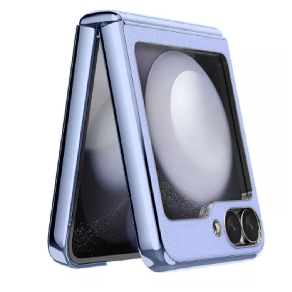 Case Camshield Flip Leather para Samsung Galaxy Z Flip6 - AZUL