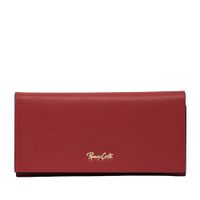 Billetera para Mujer Atemporal Chic Renzo Costa W Lux7803 7242 21 28 Dark Red