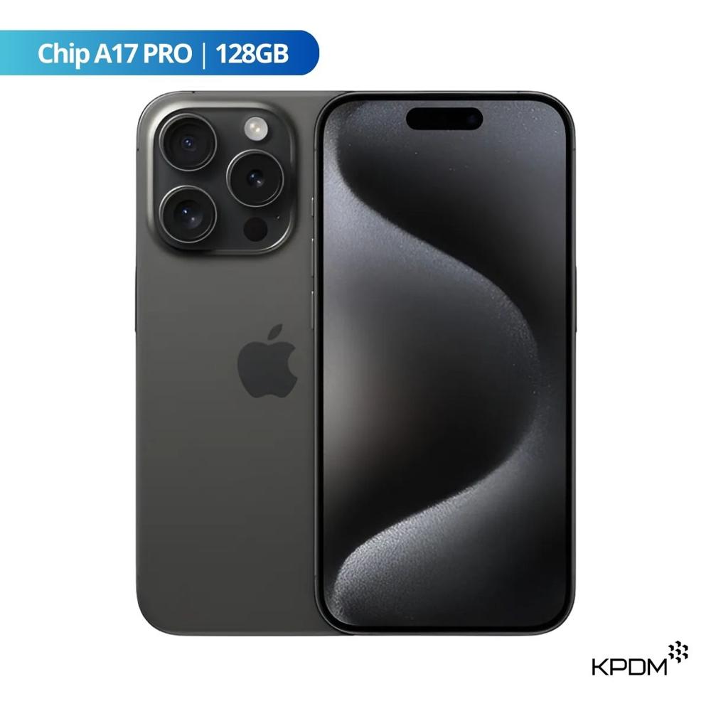 iPhone 15 Pro 128GB Titanio Negro eSIM Reacondicionado Grado A