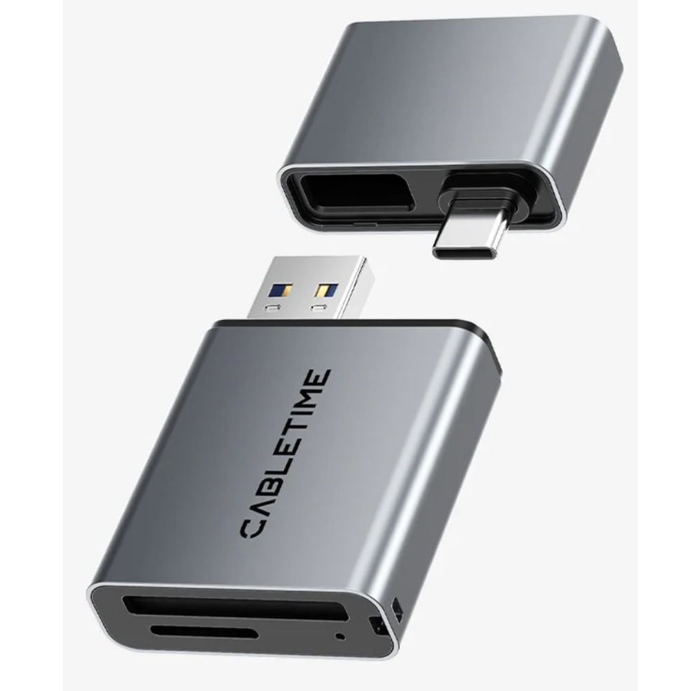 Lector de tarjetas SD 3 en 1 USB-A 3.0 USB-C para iPhone y Android CB49G - CT-ACCD4-AG