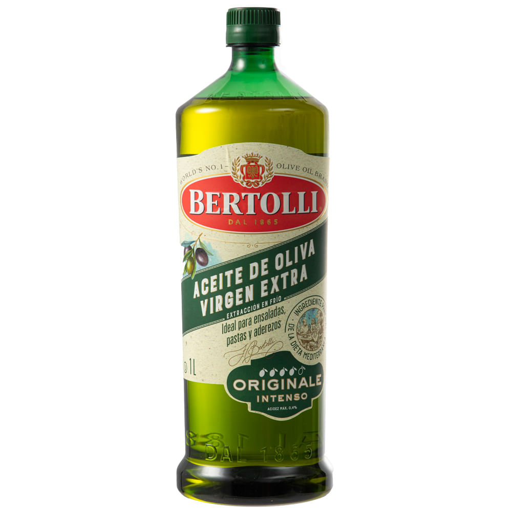Aceite de Oliva Extra Virgen BERTOLLI Botella 1L