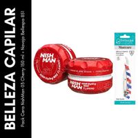Pack Cera NishMan 03 Cherry 150 ml + Regalo Navaja Bellespa 851