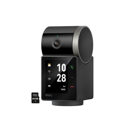 Cámara Seguridad Imou Rex VT 5MP 3K Panorámica Detección Humana Mascota Pantalla Videollamada 64GB