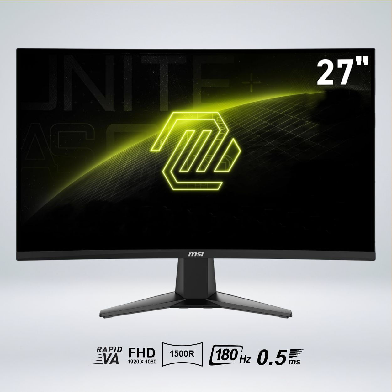 MONITOR CURVO MAG 276CXF FULLHD 27 PULGADAS RAPID VA 280HZ 0.5MS 1500R HDR