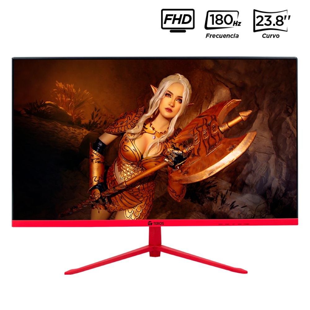 Monitor curvo TEROS TE-2473G, 23.8"" FHD VA, HDMI, DP