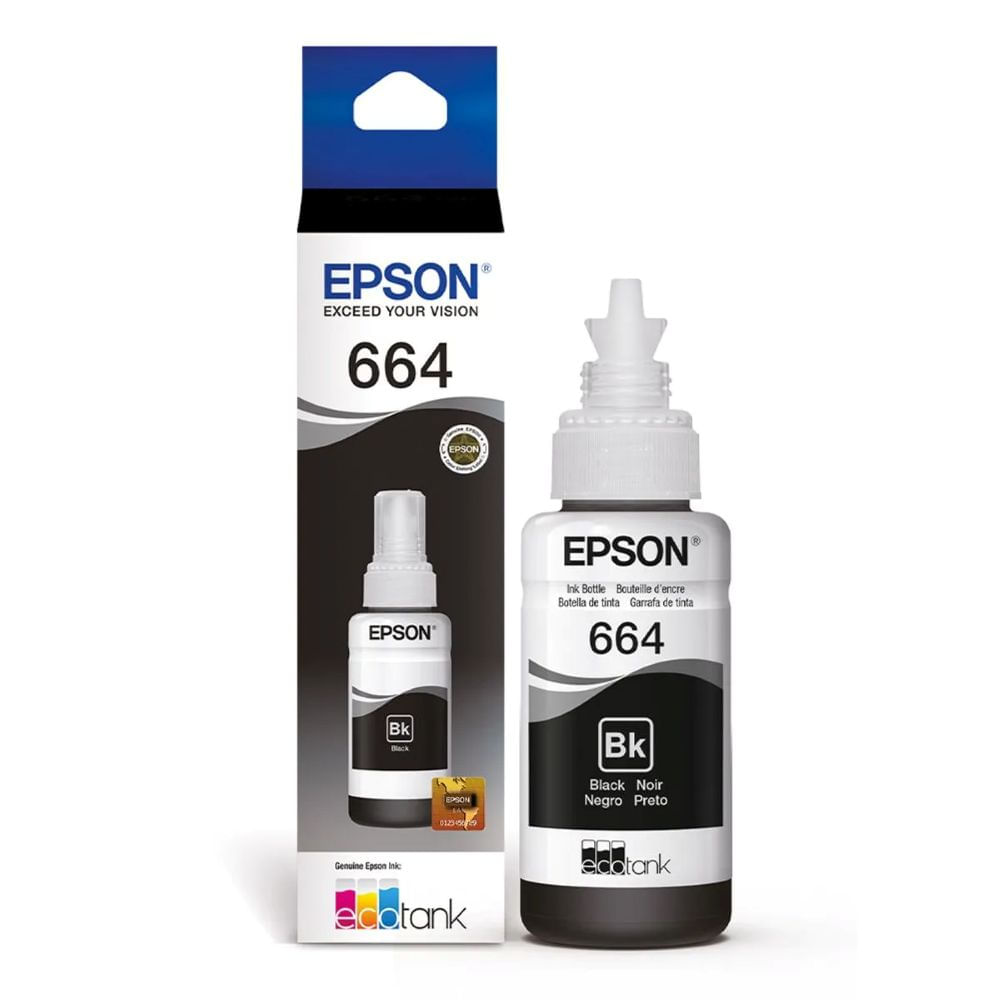 BOTELLA TINTA EPSON T664120-AL NEGRO PARA L200