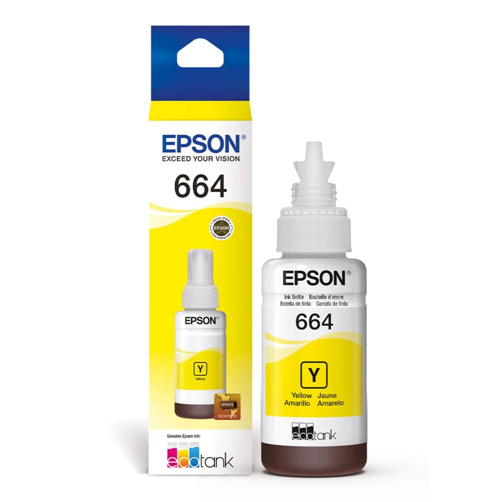 BOTELLA TINTA EPSON T664420-AL YELLOW PARA L200