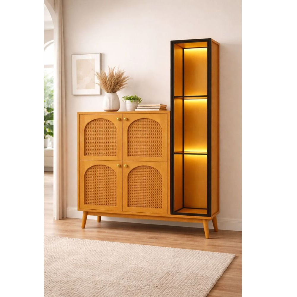 Vitrina Moderna Rosmery Color Panela TU MESITA