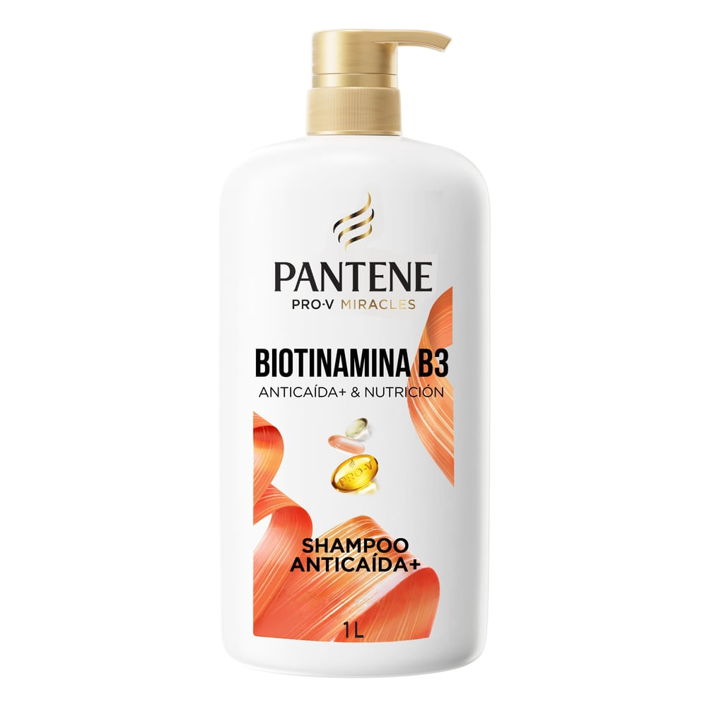 Shampoo PANTENE Biotinamina Anticaída 1L