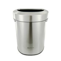 Papelera 68L MAGNUM 50.3X31X64cm Acero Inoxidable con Pedal y Contenedor Extraíble 984406801