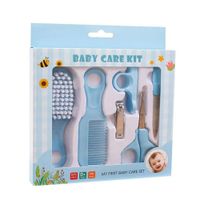 Kit de Cuidado para Bebé Celeste 6 Piezas
