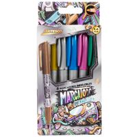 Marcadores Indelebles ARTESCO Colores Metálicos 6un