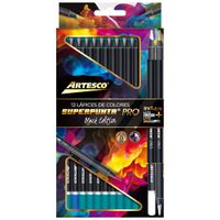 Colores Superpunta Pro ARTESCO Black Edition 12un