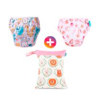 Pañal de Natación para Piscina Pack x 2 Unidades  Bolsa Impermeable SMT10