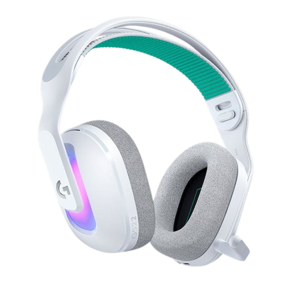 Audífono Gamer Logitech G522 90H Lightspeed Bluetooth cable USB-C RGB Color Blanco