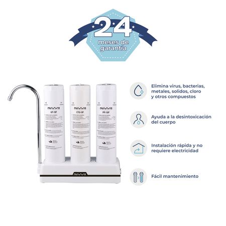 Filtro Purificador de Agua Nuwa Ultrafiltración Plus NUUFPLUS01