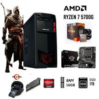 Computadora PC RYZEN 7-5700G  3.2Ghz  RAM  16GB   DISCO SSD 1TB