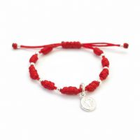 Pulsera 7 nudos San Benito Plata