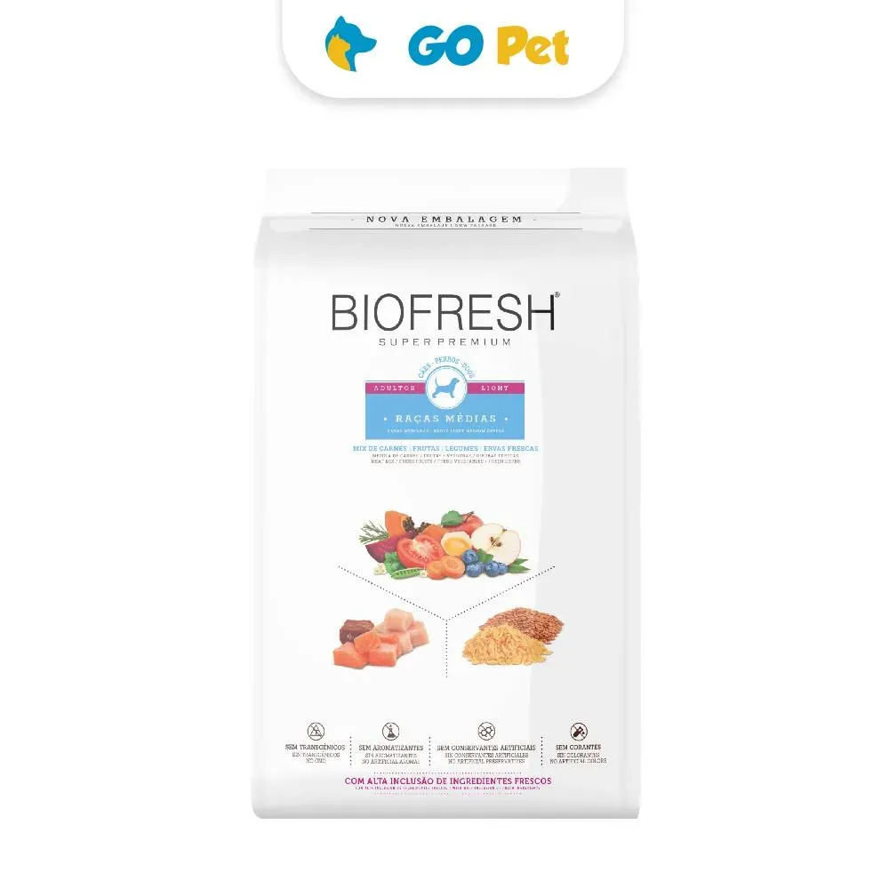 Biofresh Perro Adulto Light Rz. Mediana Mix de Carnes 10.1 Kg
