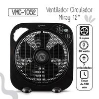 Ventilador Circulador 12 VMC-1052