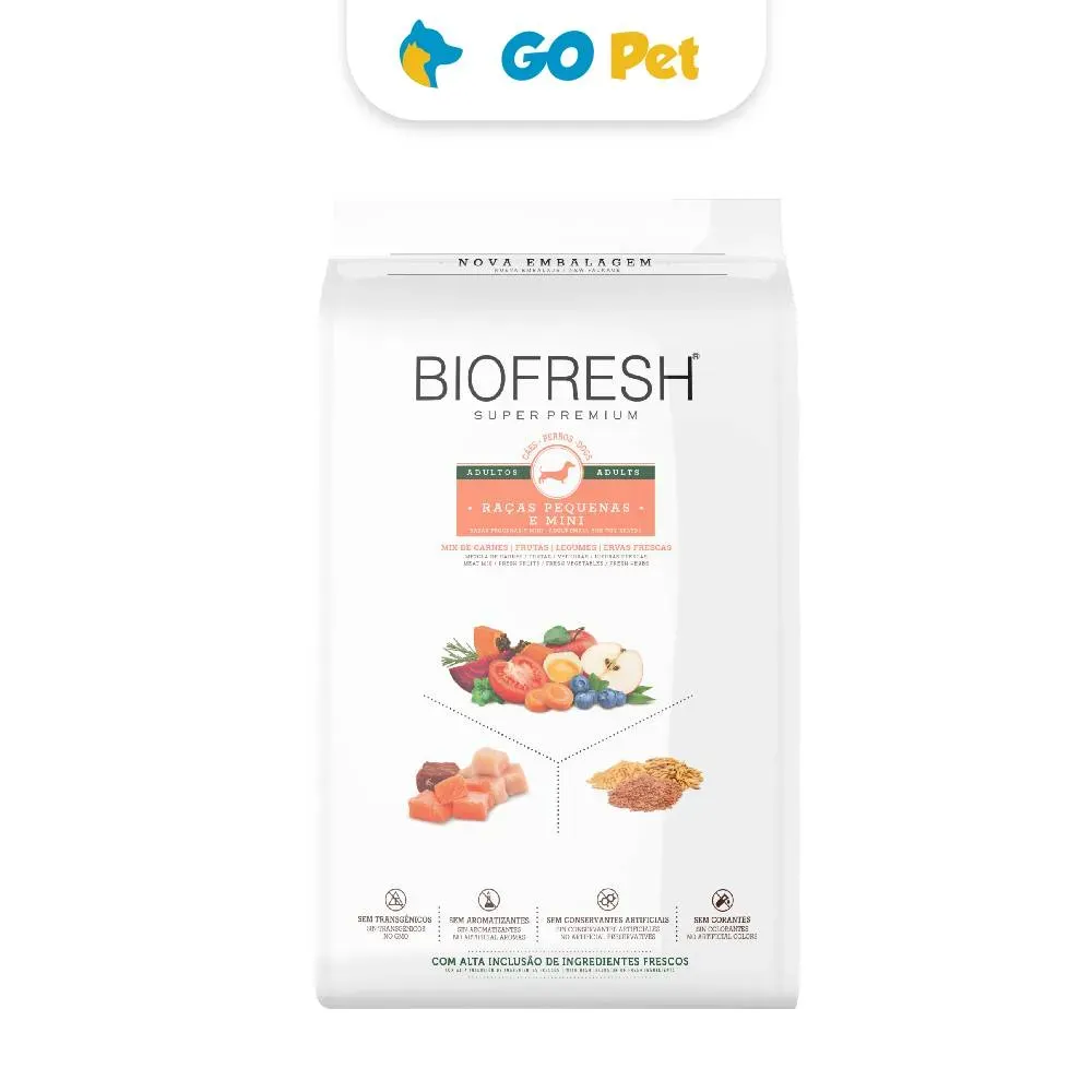 Biofresh Perro Adulto Rz. Mini y Pequeña Mix de Carnes 1 Kg