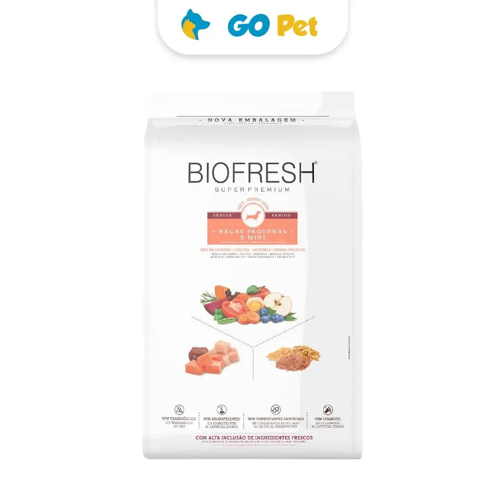 Biofresh Perro Senior Rz. Mini y Pequeña Mix de Carnes 3 Kg
