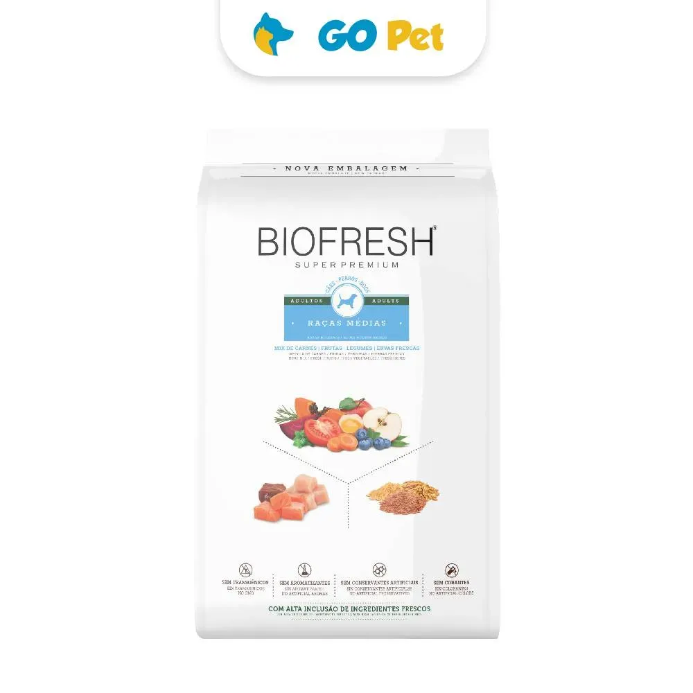 Biofresh Perro Adulto Rz. Mediana Mix de Carnes 10.1 Kg