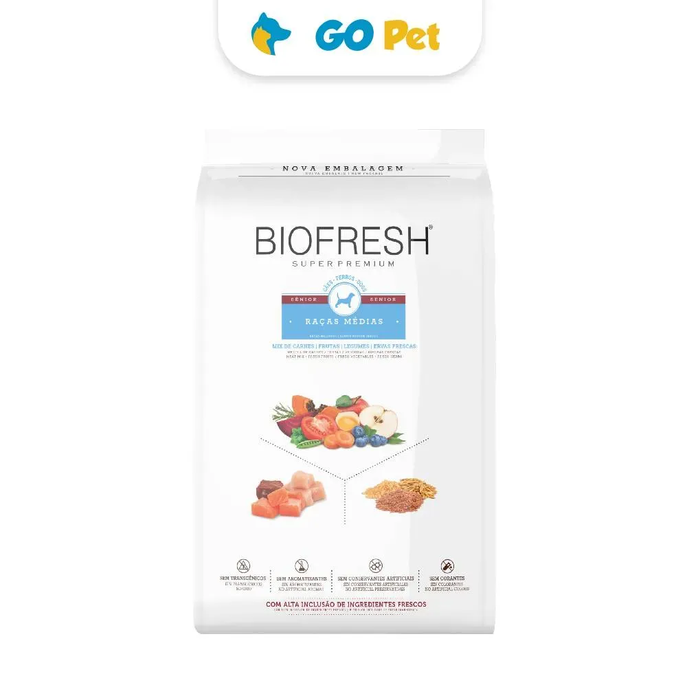 Biofresh Perro Senior Rz. Mediana Mix de Carnes 3 Kg