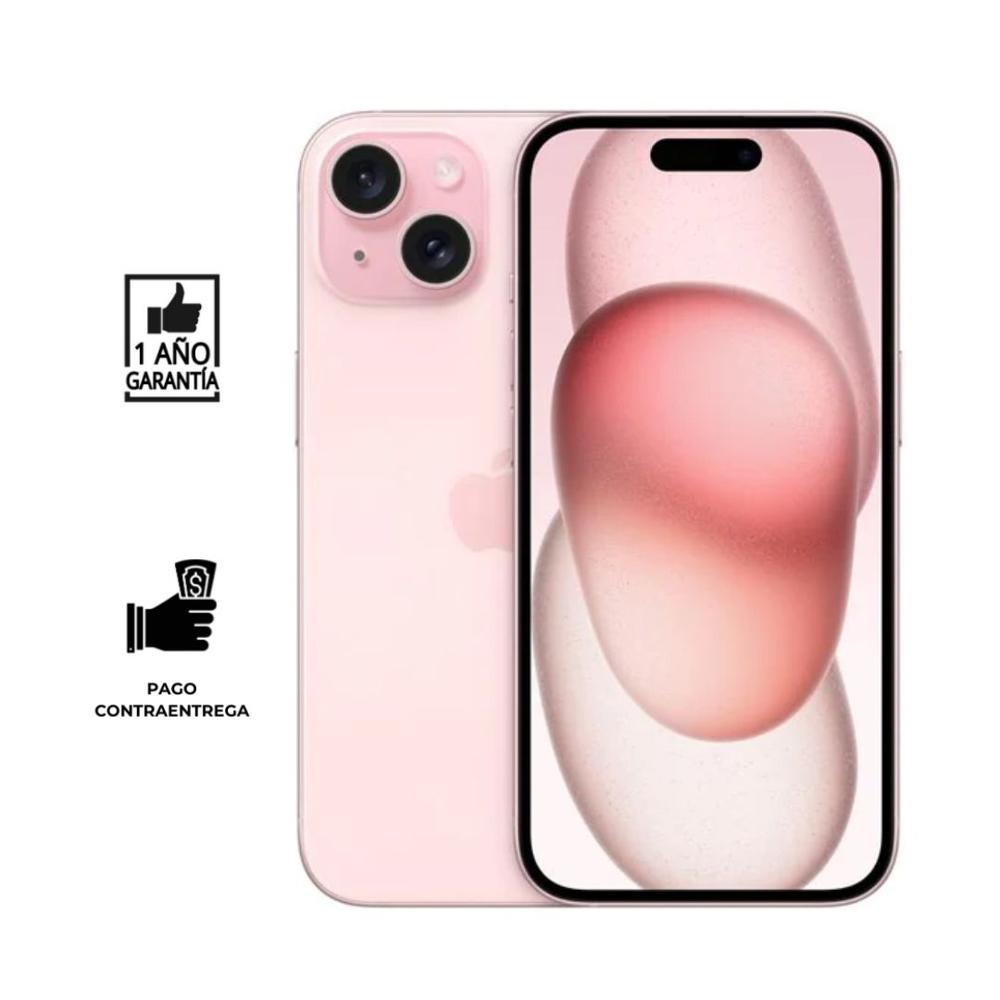 REACONDICIONADO iPhone 15 Plus 128gb  ESIMI Grado A I color Rosado