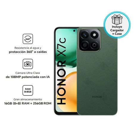 Celular Honor X7C 8+256 GB Verde