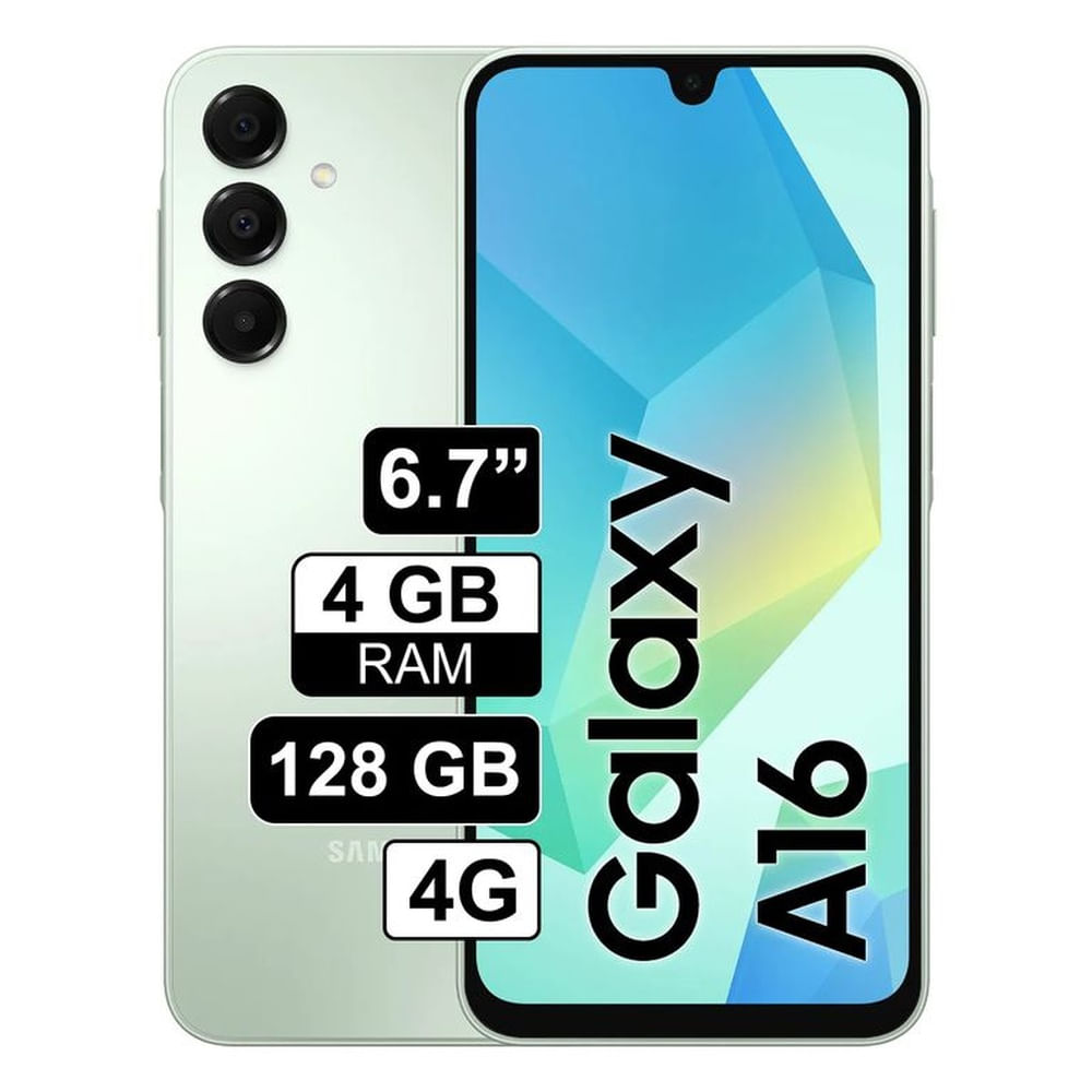 Celular Samsung Galaxy A16 4G 4GB+128GB - Verde