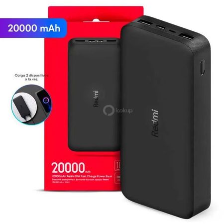 Power Bank Xiaomi 20000mah 18W Carga Rapida Salida USB