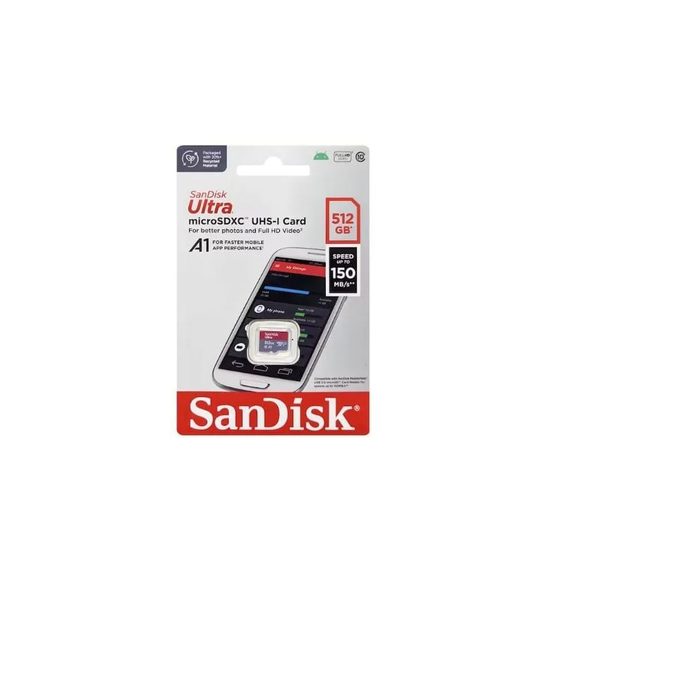 MEMORIA MICRO SDXC UHS-I SANDISK 512GB ULTRA  A1 150MBPS