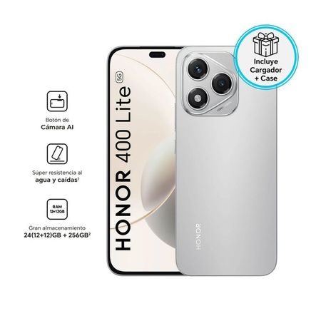 HONOR 400 Lite 12GB+256GB Velvet Grey Gris