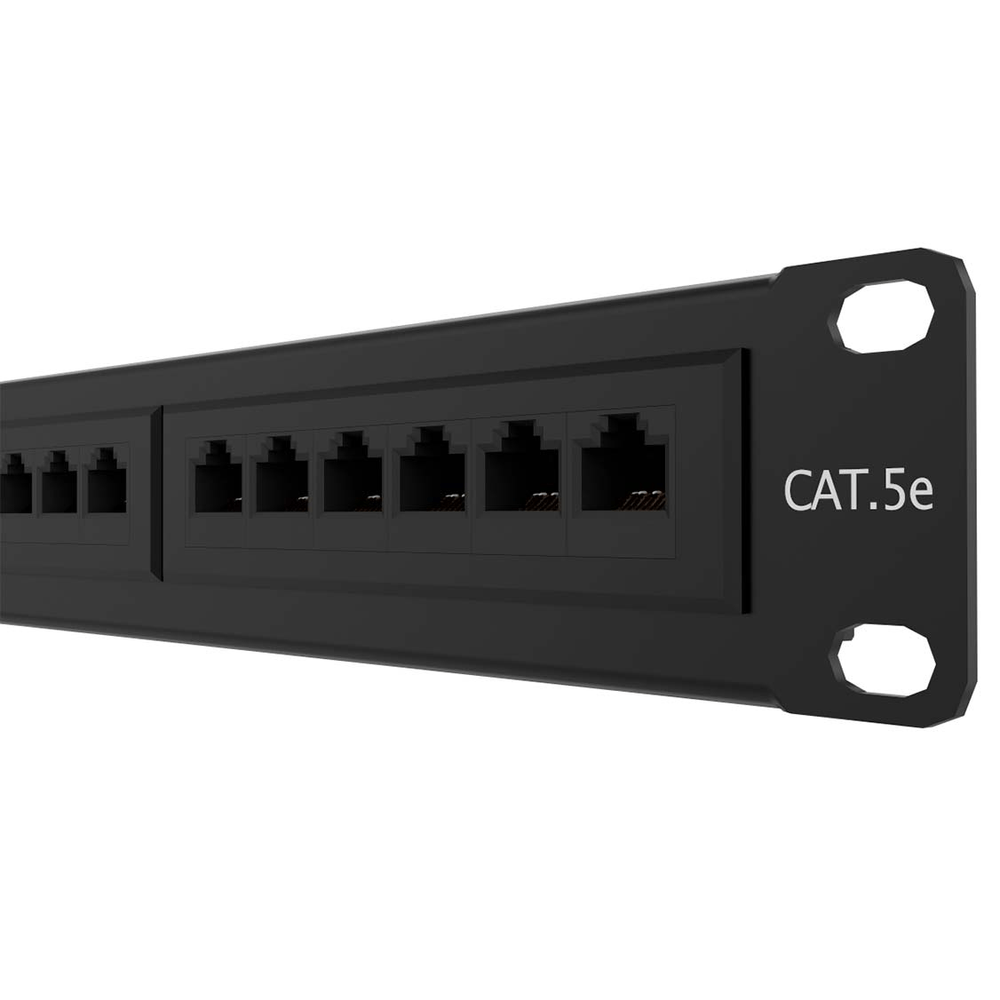 Patch panel 24 puertos RJ-45 Cat. 5E. AW190NXT06 Nexxt - plazaVea