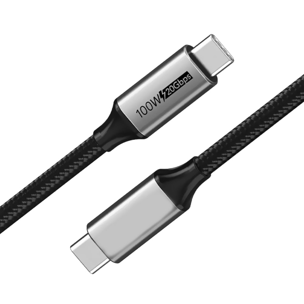 Cable USB-C 3.2 2m 20Gbps Transferencia y Carga Cabletime CU20L - CT-C160-PU31-CMCM2-AG2