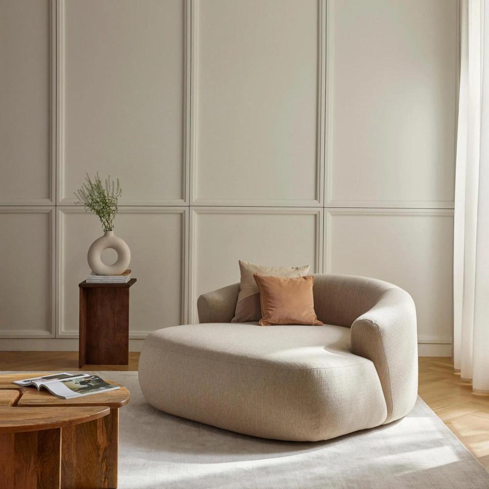 Sillón de salón Esencia Hogar Valentina Beige