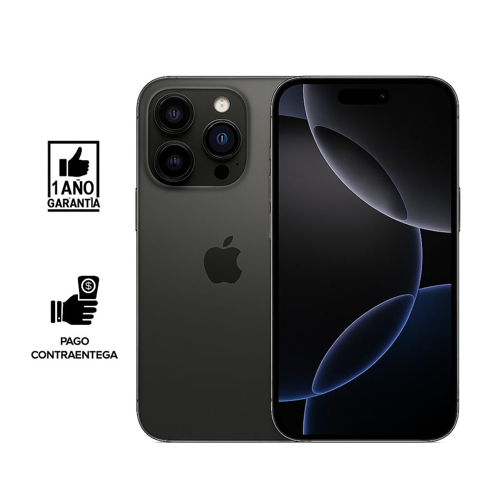 REACONDICIONADO iPhone 16 Pro 256gb ESIM I Grado A I color Titanio Negro