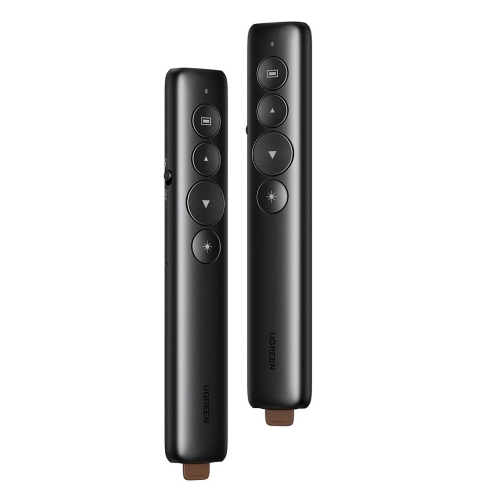 Puntero Presentador de Diapositivas 100m USB Laser Forro