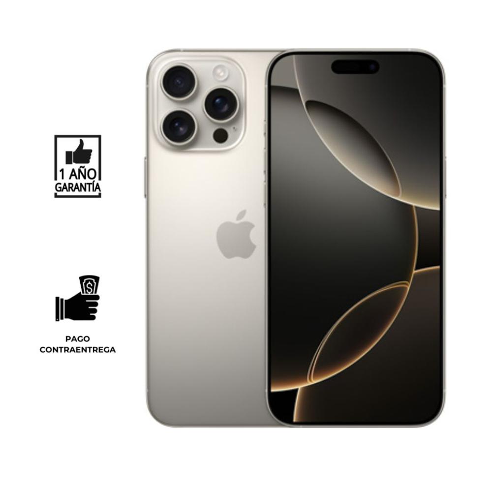REACONDICIONADO iPhone 16 Pro 256gb ESIM I Grado A I color Titanio Natural