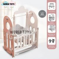Columpio Antideslizante para Niños QUEEN Beige